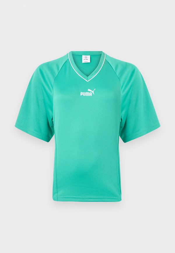 Puma FUTURE ARCHIVE FITTED WAIST  - Print T-shirt - vibrant green