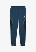 Puma ESSENTIALS COLOURBLOCK JOGGINGHOSE - Tracksuit bottoms - midnight petrol
