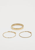 Calvin Klein STACKED 3 PACK - Bracelet - gold-coloured