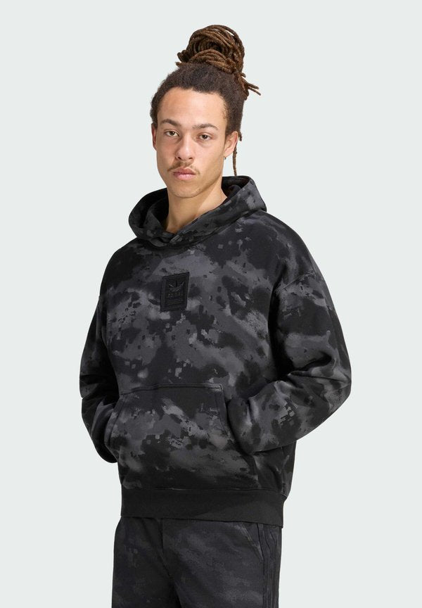 adidas Originals ADIDAS ORIGINALS CAMO HOODY - Hoodie - black