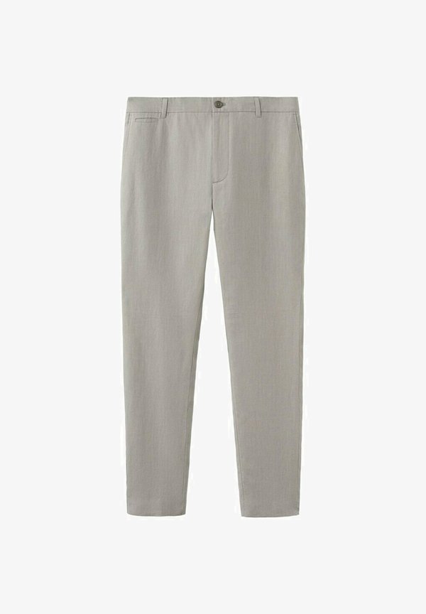 Mango ADULT - Trousers - mottled light grey