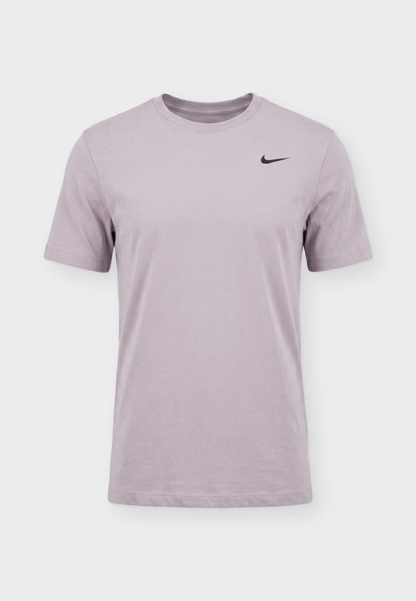 Nike Performance TEE CREW SOLID - Sports T-shirt - light violet ore/black