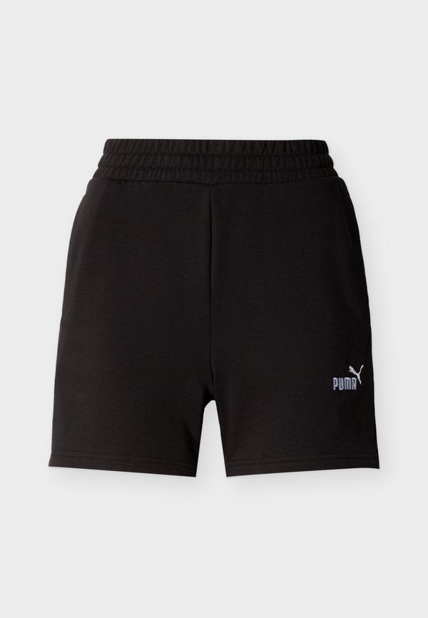 Puma SMALL LOGO HIGH WAIST SHORTS - Sports shorts - black
