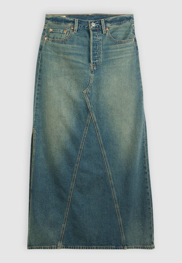 Levi's® ICONIC LONG - Denim skirt - long gone