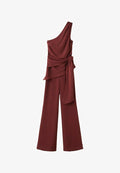Mango ADULT - Jumpsuit - mottled bordeaux