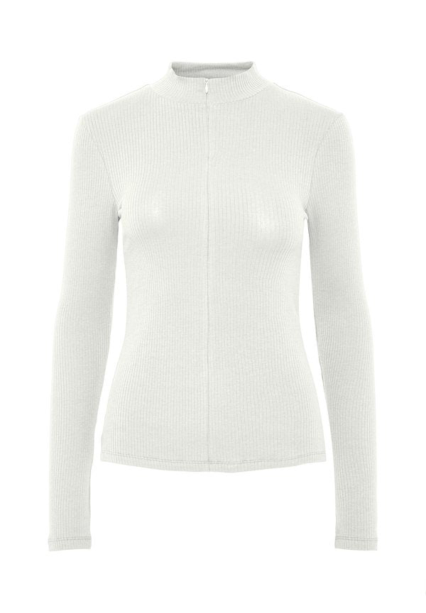 Pieces PCKITTE ZIP T-NECK