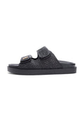 Tommy Hilfiger RAFFIA TH MONOGRAM DOUBLE STRAP SANDALS