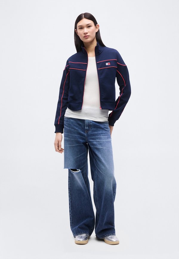 Tommy Jeans TOMMY BADGE PIPING ZIP-THRU SWEATSHIRT
