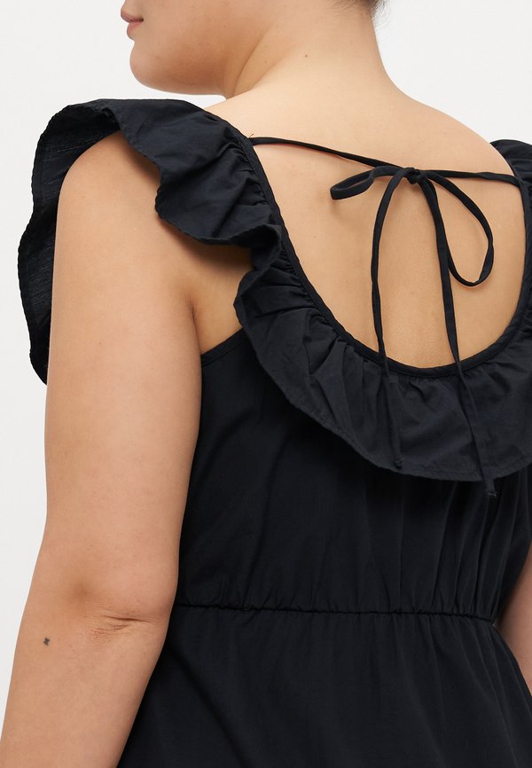 Vero Moda Curve VMCJARLOTTE RUFFLE ANCLE DRESS