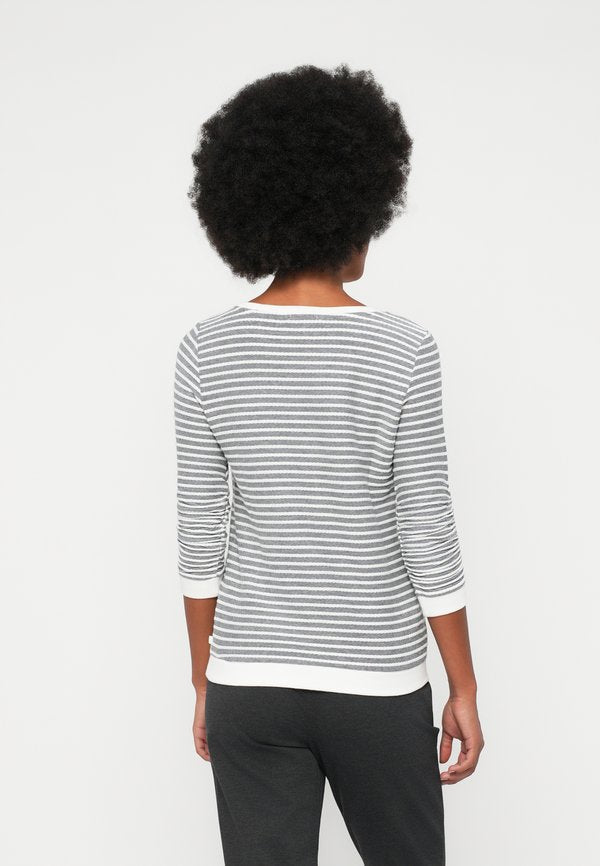 TOM TAILOR DENIM STRIPED JACQUARD