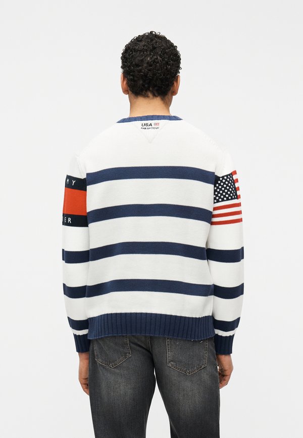 Tommy Hilfiger TOMMY X U.S. SAIL GP TEAM STRIPE CREW NECK JUMPER