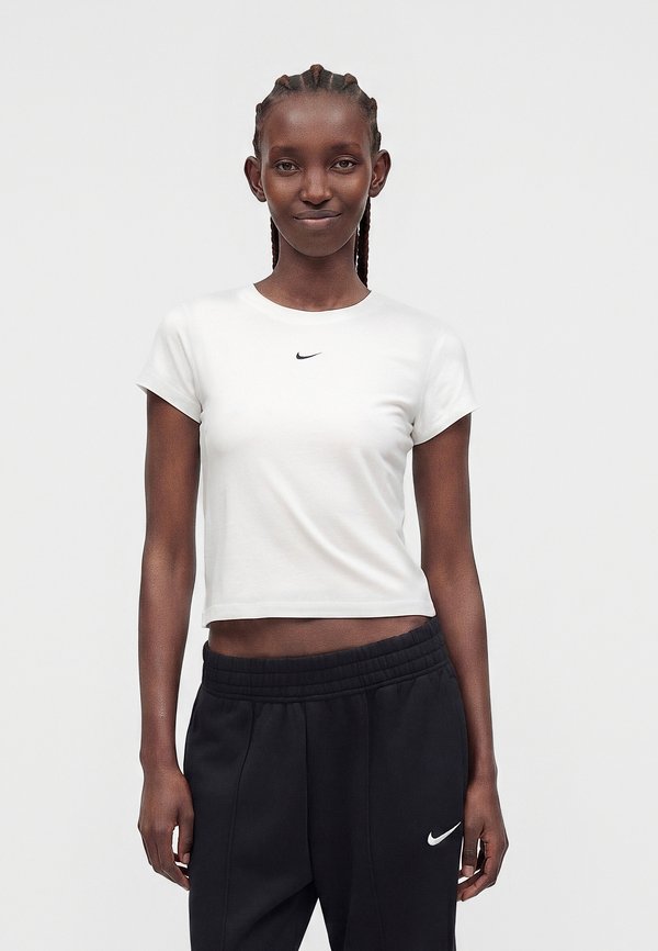 Nike Sportswear Basic T-shirt - white/black