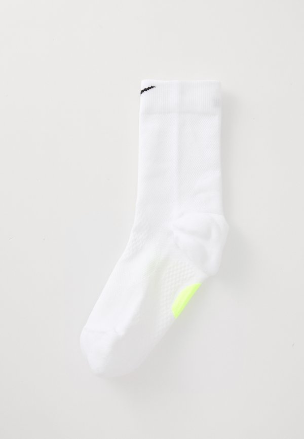 Nike Performance RUN UNISEX - Sports socks - white/volt/black