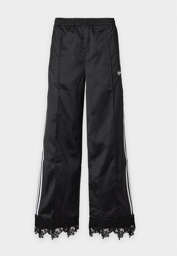 adidas Originals SATIN LACE FIREBIRD - Tracksuit bottoms - black