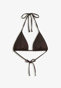 Bershka Bikini top - dark brown
