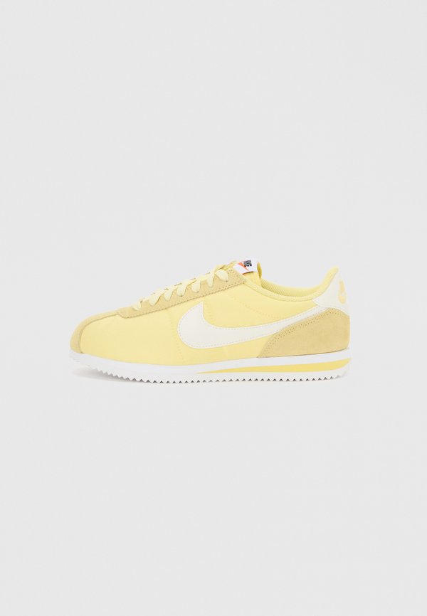 Nike Sportswear CORTEZ - Trainers - soft yellow/sail/white/safety orange/black