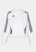 adidas Performance TIRO24 SWEAT HOODIE - Hoodie - white/black