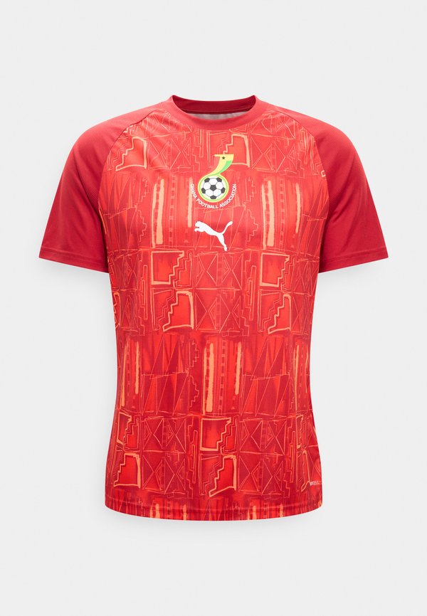 Puma GHANA FA WARM UP PERFORMANCE - Football jersey - dark crimson/red