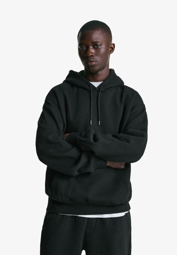 Bershka Hoodie - black