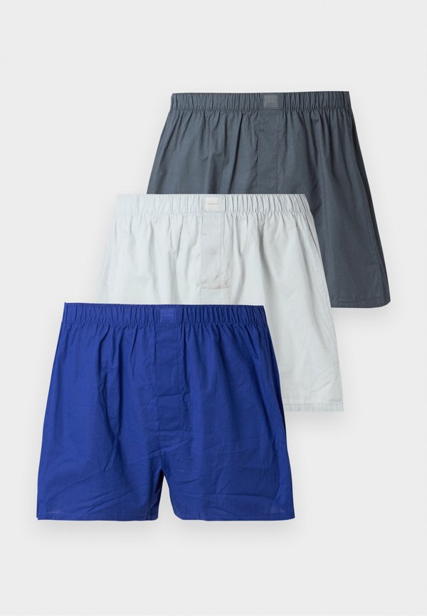 Calvin Klein Underwear 3 PACK - Boxer shorts - shoreline/blue river fog/ballad blu