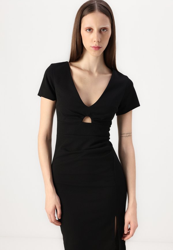 WAL G. BERNADETTE CUT OUT MIDI DRESS
