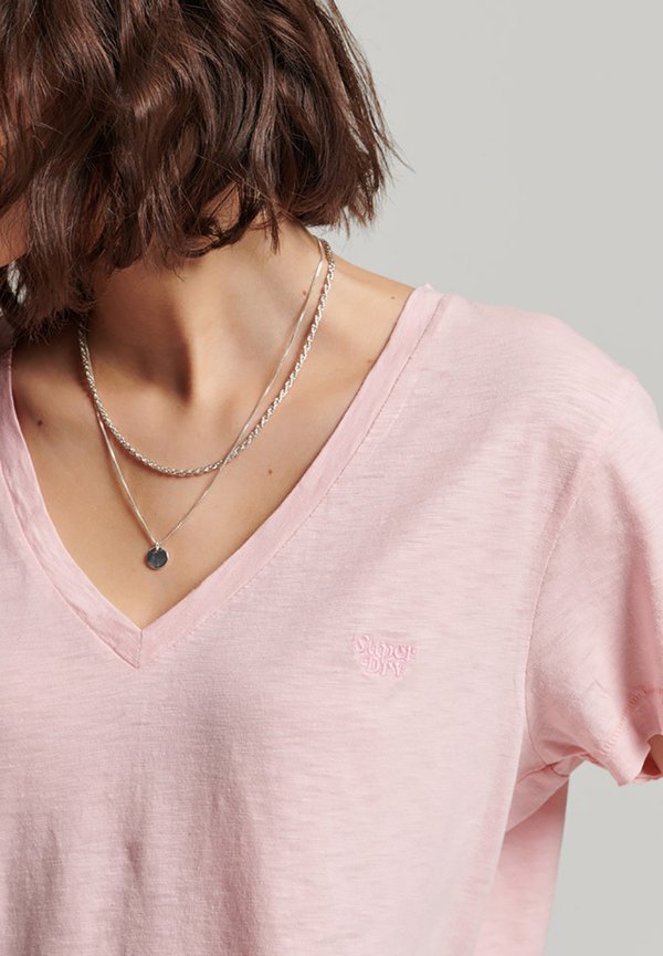 Superdry & Co EMBROIDERED V NECK