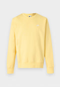 Nike Sportswear CLUB CREW - Sweatshirt - soft yellow/white