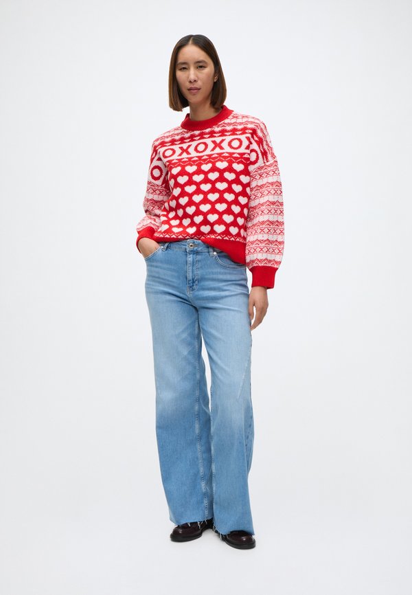 TOM TAILOR DENIM JACQUARD KNIT SWEATER