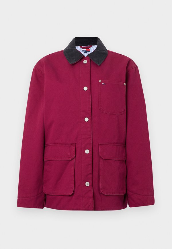 Tommy Jeans CORDUROY COLLAR TWILL UTILITY JACKET