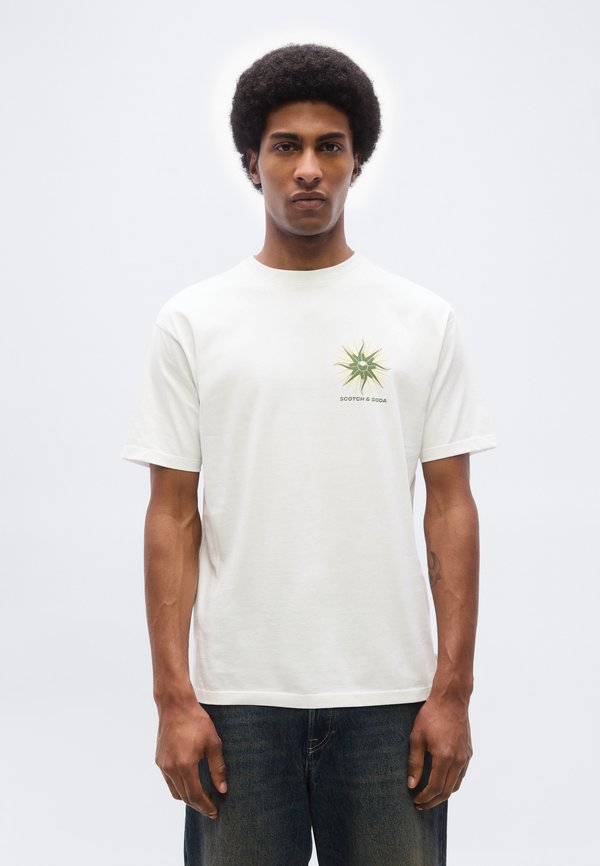 Scotch & Soda FRONT AND BACK ARTWORK RELAXED FIT