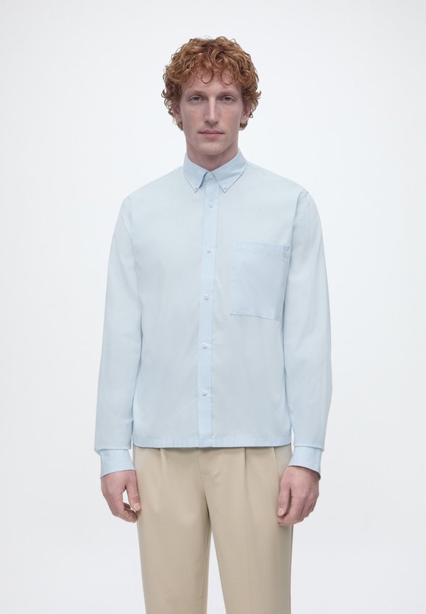 Lindbergh FINE OXFORD CROPPED SHIRT L/S