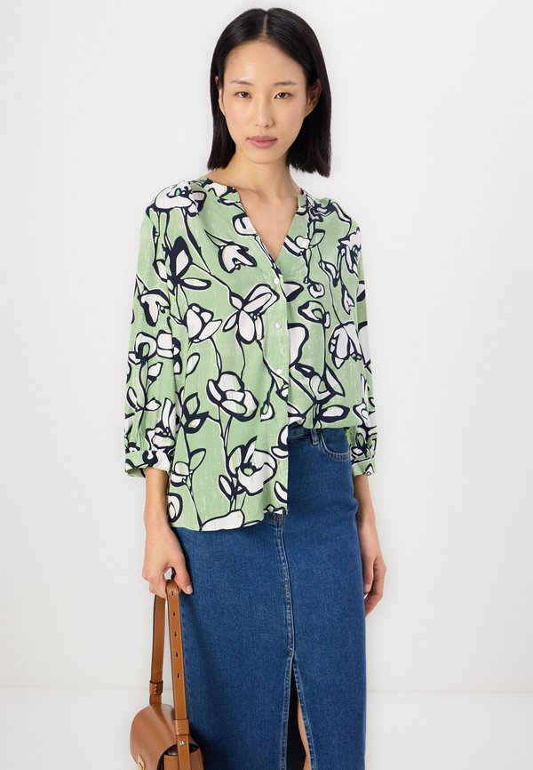 TOM TAILOR PRINTED WITH PLEATS