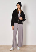 Apricot PINSTRIPE WIDE LEG