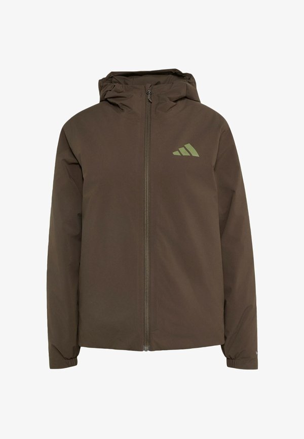 adidas Sportswear ADIDAS SPORTSWEAR TERREX MULTI ESSENTIALS CLIMAPROOF INSULATED HOODED JAC - Waterproof jacket - shadow olive