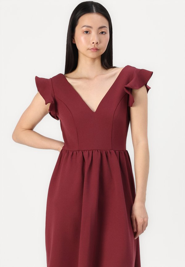 VILA VICLARA FLOUNCE SLEEVES DRESS