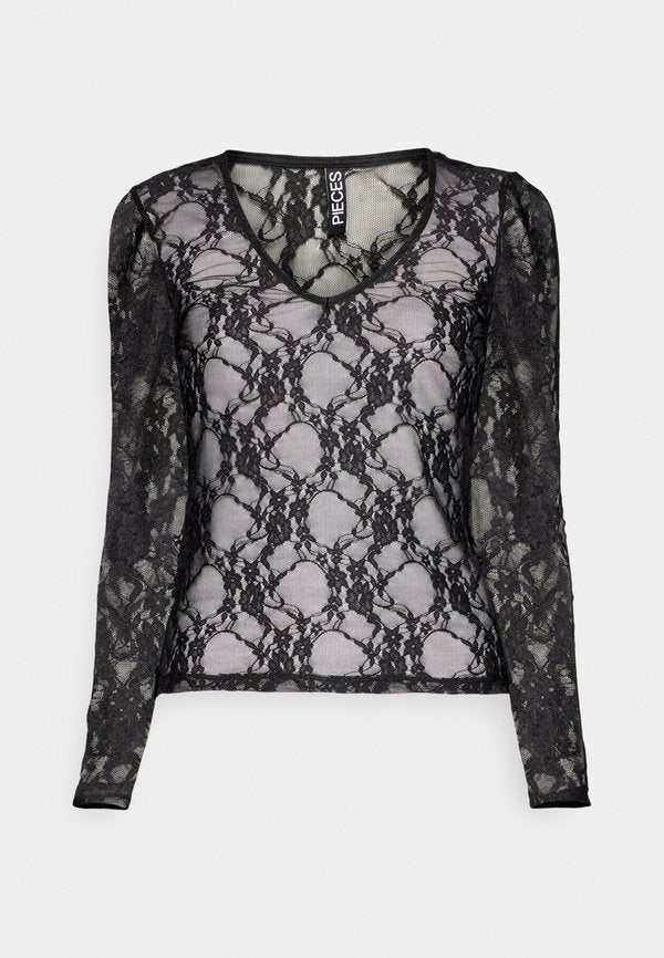 Pieces PCNACY V-NECK TOP