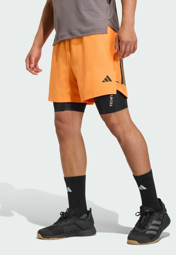 adidas Performance D4T PRIMELIFT 3 STRIPES SHORTS - Sports shorts - pure orange