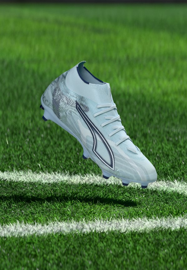 Puma ULTRA 6 MATCH+ FG/AG UNISEX - Football boots artificial grass - icy blue/blue jewel