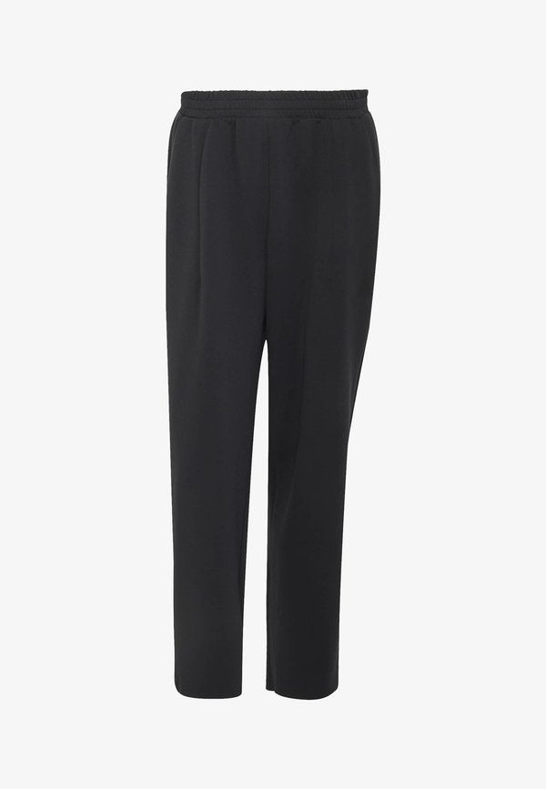 adidas Sportswear SOFT LUX STRAIGHT LEG PANTS - Tracksuit bottoms - black