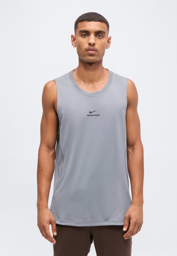 Nike Performance TANK - Top - smoke grey/black