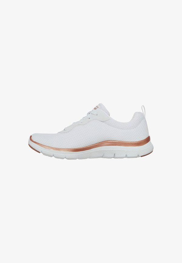 Skechers GRACEFUL GET CONNECTED SNEAKERS - Trainers - wtrg white/rosegold