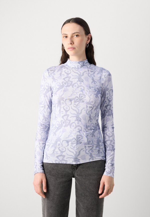 Scotch & Soda ALL OVER PRINTED MOCK NECK LONG SLEEVE