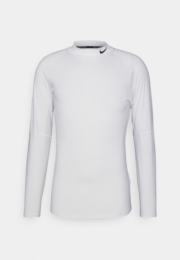 Nike Performance PRO - Long sleeved top - white/black