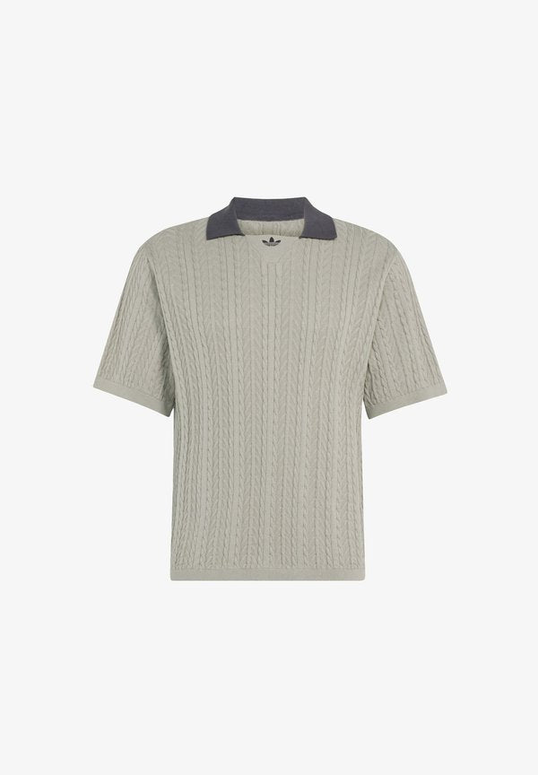 adidas Originals KNIT FTBL JSY - Polo shirt - silver pebble