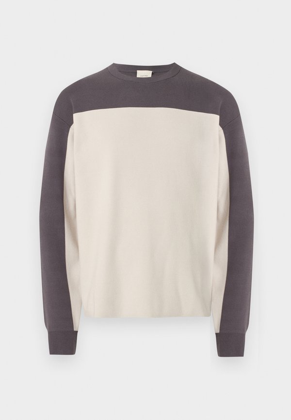 Calvin Klein COLORBLOCK TECH CREW SWEATER - Jumper - turbulence