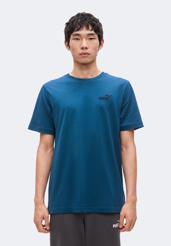 Puma SMALL NO. 1 LOGO TEE - Basic T-shirt - midnight petrol