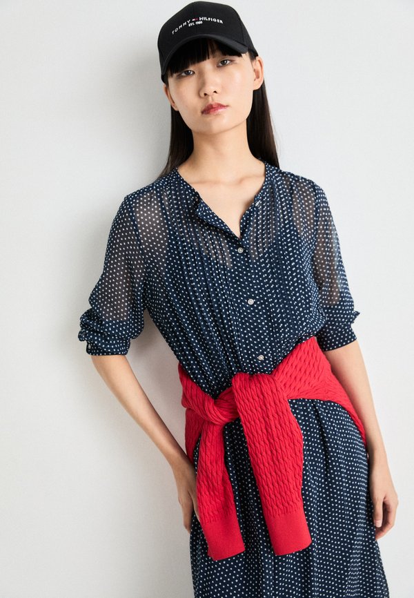 Tommy Jeans STAR PLEAT MIDI DRESS