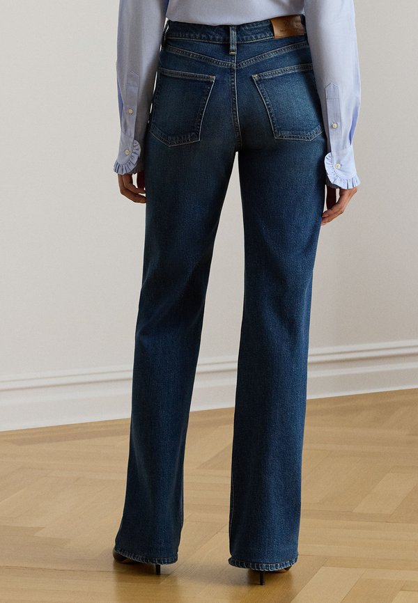 Lauren Ralph Lauren Petite HIGH-RISE STRAIGHT WIDE-LEG JEAN