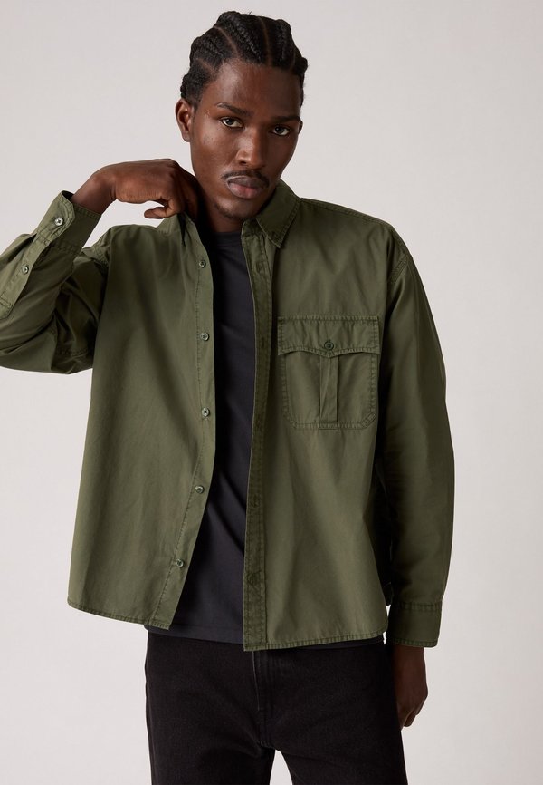 Levi's® ZANDT CROPPED SHIRT - Shirt - juke deep depths