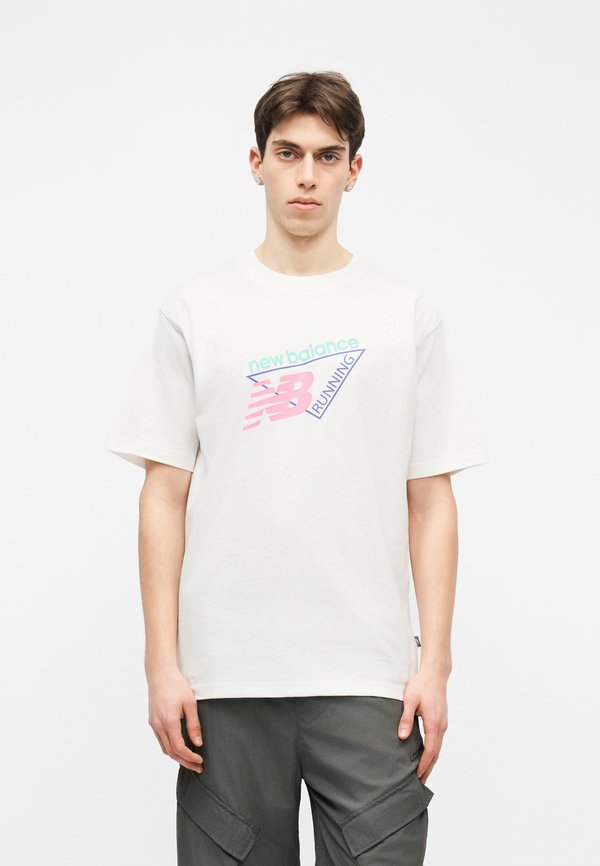 New Balance UNISEX - Print T-shirt - white